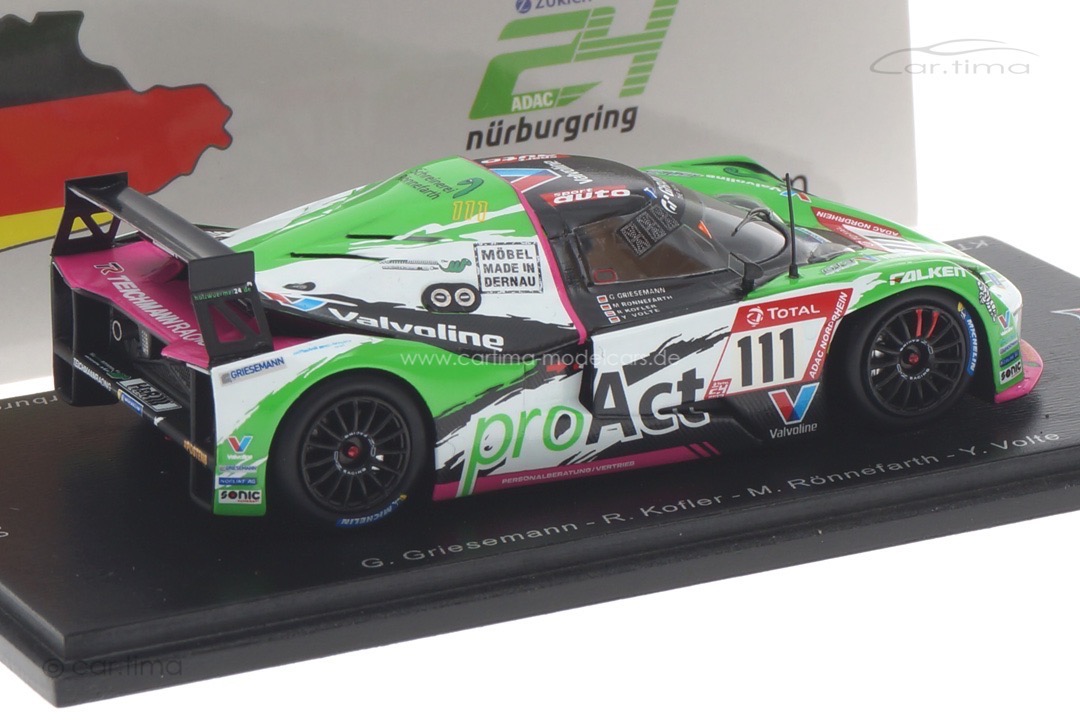 KTM X-BOW GT4 Class winner 24h Nürburgring 2020 Griesemann/Kofler/Volte Spark 1:43 SG699 KTM X-BOW GT4 Class winner 24h Nürburgring 2020 Griesemann/Kofler/Volte Spark 1:43 SG699