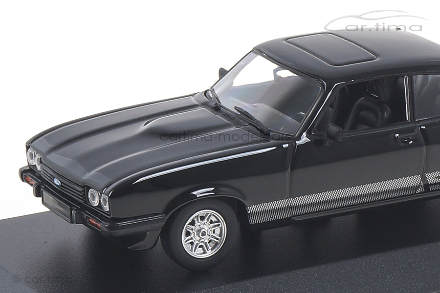 Ford Capri 1982 schwarz Minichamps 1:43 940082220 Ford Capri 1982 schwarz Minichamps 1:43 940082220