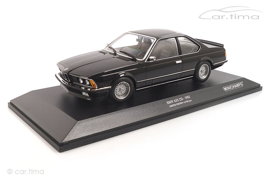BMW 635 CSI 1982 schwarz Minichamps 1:18 155028104 BMW 635 CSI 1982 schwarz Minichamps 1:18 155028104