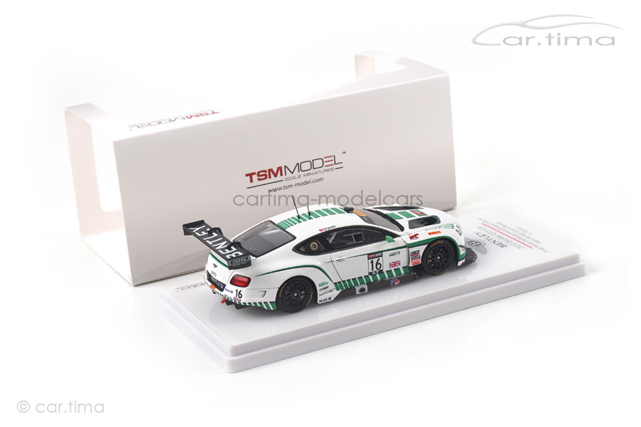 Bentley Continental GT3 Winner Road America 2015 Dyson TSM 1:43 TSM164313 Bentley Continental GT3 Winner Road America 2015 Dyson TSM 1:43 TSM164313