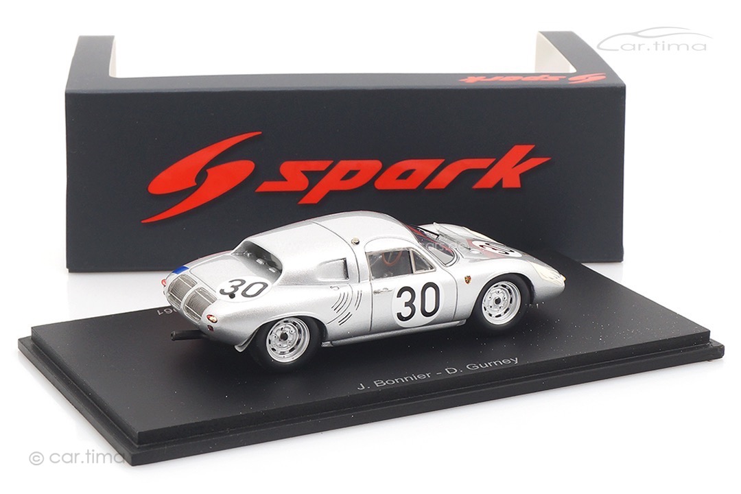 Porsche 718 RS61 Coupe 24h Le Mans 1961 Bonier/Gurney Spark 1:43 S9734