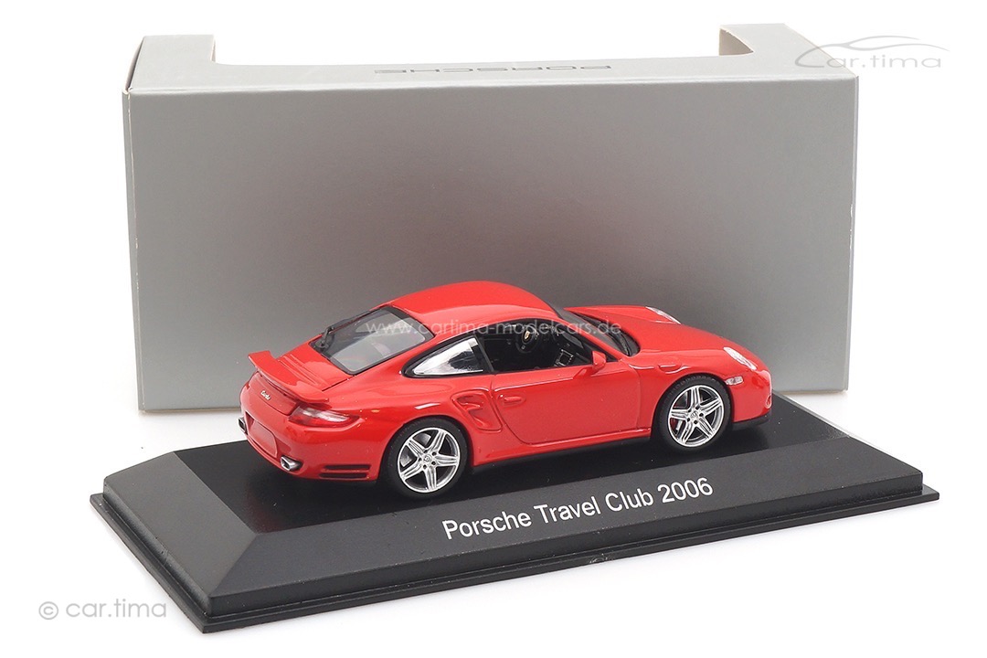 Porsche 911 (997) Turbo Indischrot Travel Club 2006 Minichamps 1:43 WAP02013116