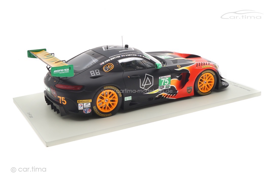 Mercedes-AMG GT3 Petit Le Mans 2017 Habul/von Moltke/Vautier Spark 1:18 18US006 Mercedes-AMG GT3 Petit Le Mans 2017 Habul/von Moltke/Vautier Spark 1:18 18US006