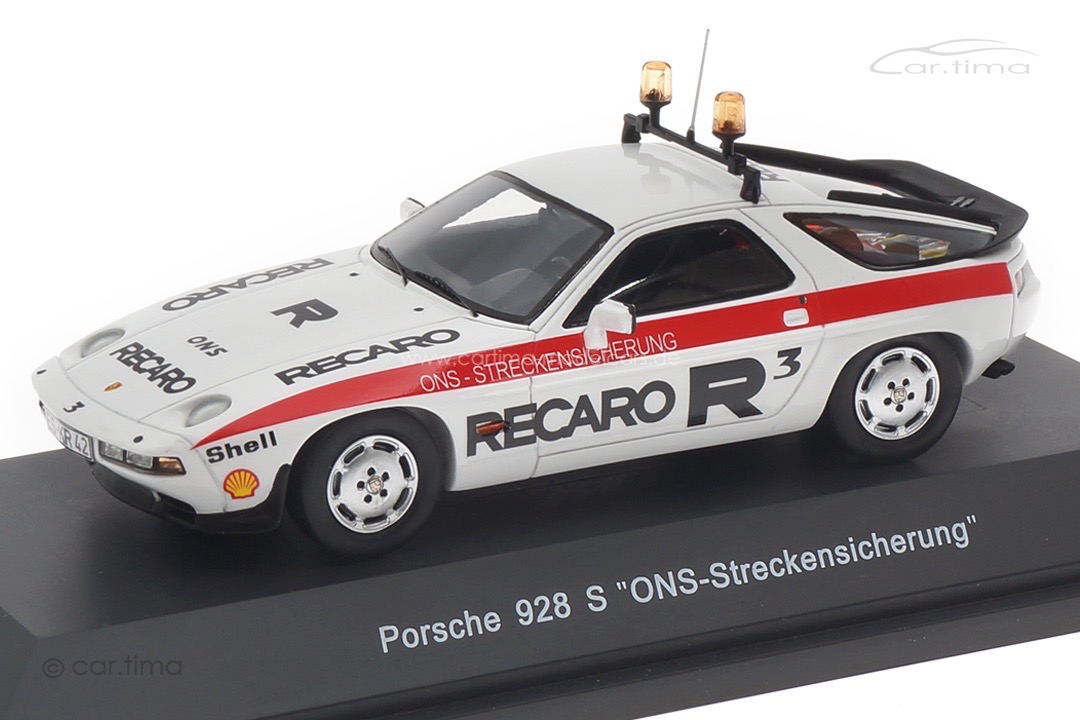 Porsche 928 S ONS-Streckensicherung 1979 weiß/rot Schuco 1:43 450919400 Porsche 928 S ONS-Streckensicherung 1979 weiß/rot Schuco 1:43 450919400