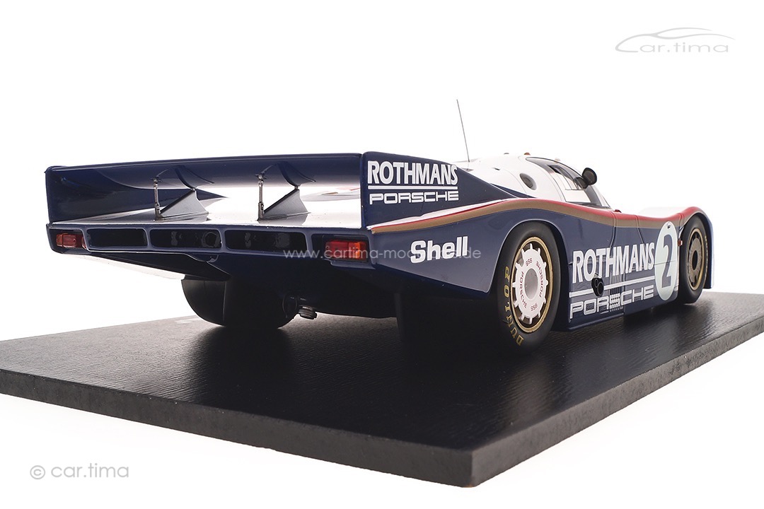 Porsche 956 L 24h Le Mans 1982 Signatur Norbert Singer inkl. Vitrine Spark 1:18 18S423SIG