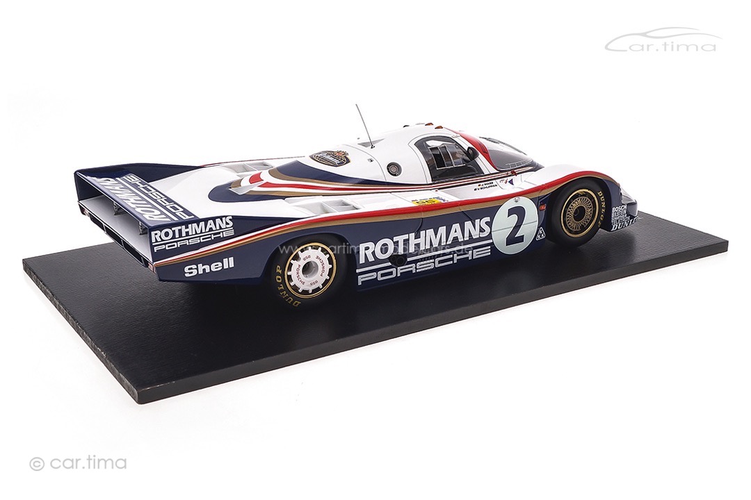 Porsche 956 L 24h Le Mans 1982 Signatur Norbert Singer inkl. Vitrine Spark 1:18 18S423SIG