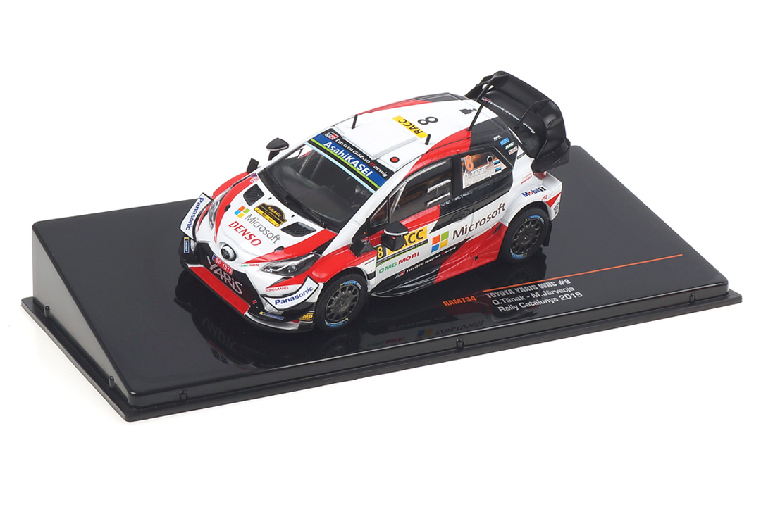 Toyota Yaris WRC Rallye Catalunya 2019 Tänak/Järveoja IXO 1:43 RAM734 Toyota Yaris WRC Rallye Catalunya 2019 Tänak/Järveoja IXO 1:43 RAM734