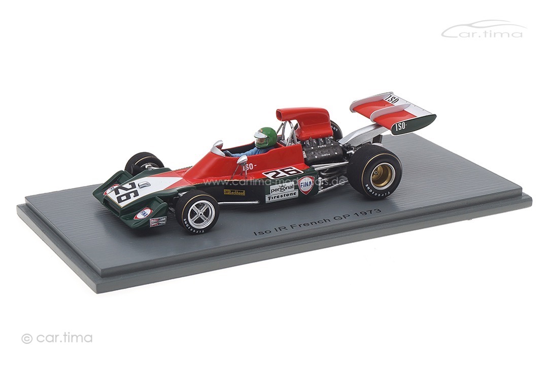 Iso IR GP Frankreich 1973 Henri Pescarolo Spark 1:43 S7571 Iso IR GP Frankreich 1973 Henri Pescarolo Spark 1:43 S7571