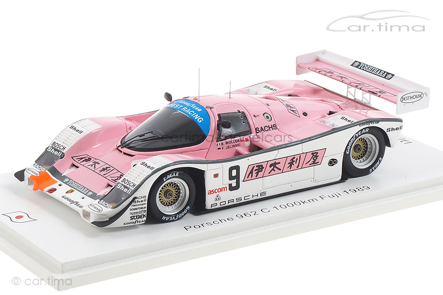 Porsche 962 C 1000 km Fuji 1989 Jelinski/Wollek Spark 1:43 SJ082 Porsche 962 C 1000 km Fuji 1989 Jelinski/Wollek Spark 1:43 SJ082