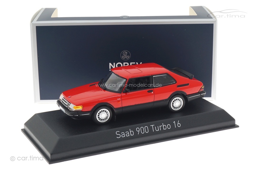 Saab 900 Turbo 16 rot Norev 1:43 810035