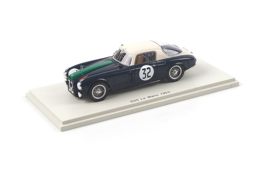 Lancia D20 24h Le Mans 1953 Benetto/Valenzano Spark 1:43 S4723