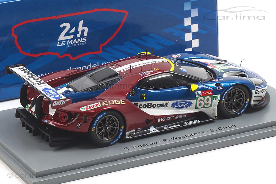 Ford GT 24h Le Mans 2018 Briscoe/Dixon/Westbrook Spark 1:43 S7053 Ford GT 24h Le Mans 2018 Briscoe/Dixon/Westbrook Spark 1:43 S7053