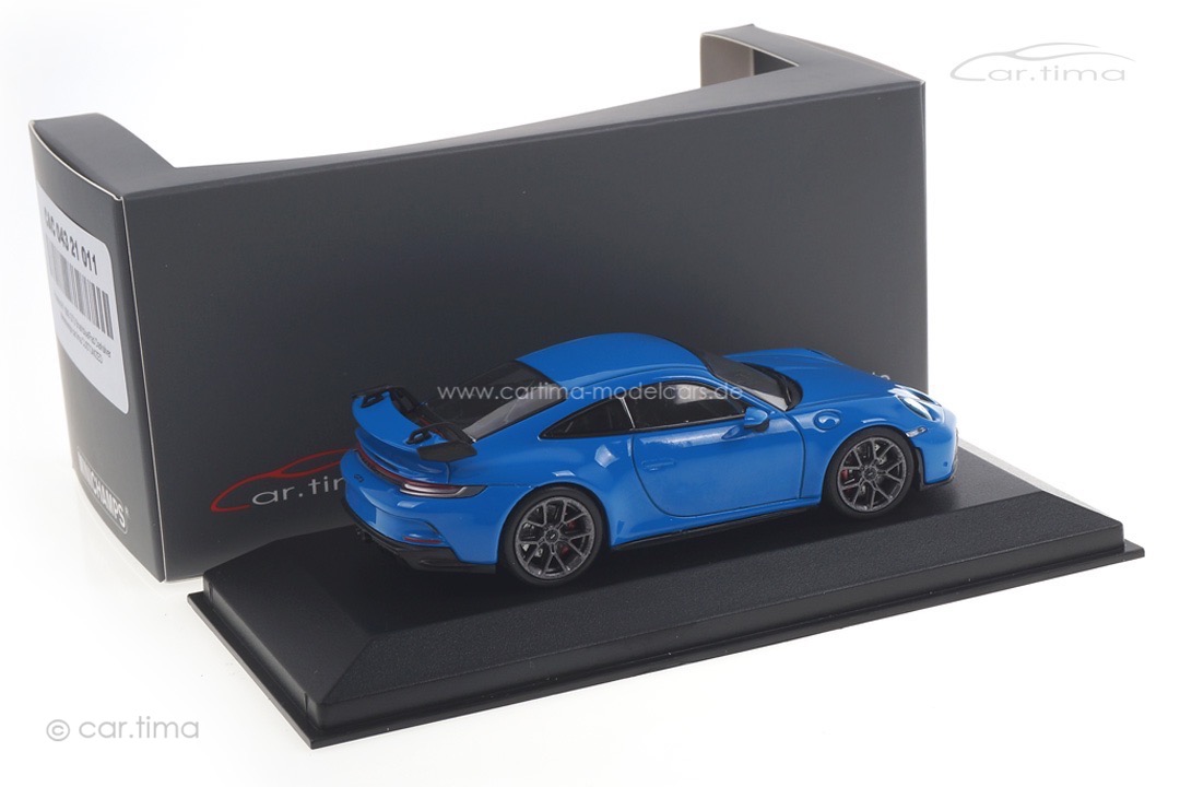 Porsche 911 (992) GT3 Sharkblue/Rad Darksilver Minichamps car.tima CUSTOMIZED 1:43