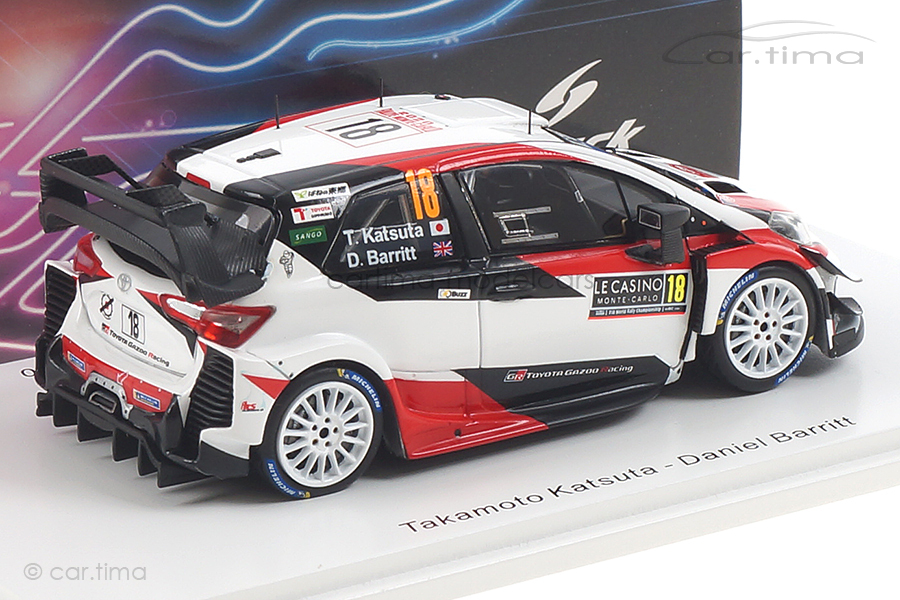 Toyota Yaris WRC Rallye Monte Carlo 2020 Katsuta/Barritt Spark 1:43 S6556 Toyota Yaris WRC Rallye Monte Carlo 2020 Katsuta/Barritt Spark 1:43 S6556