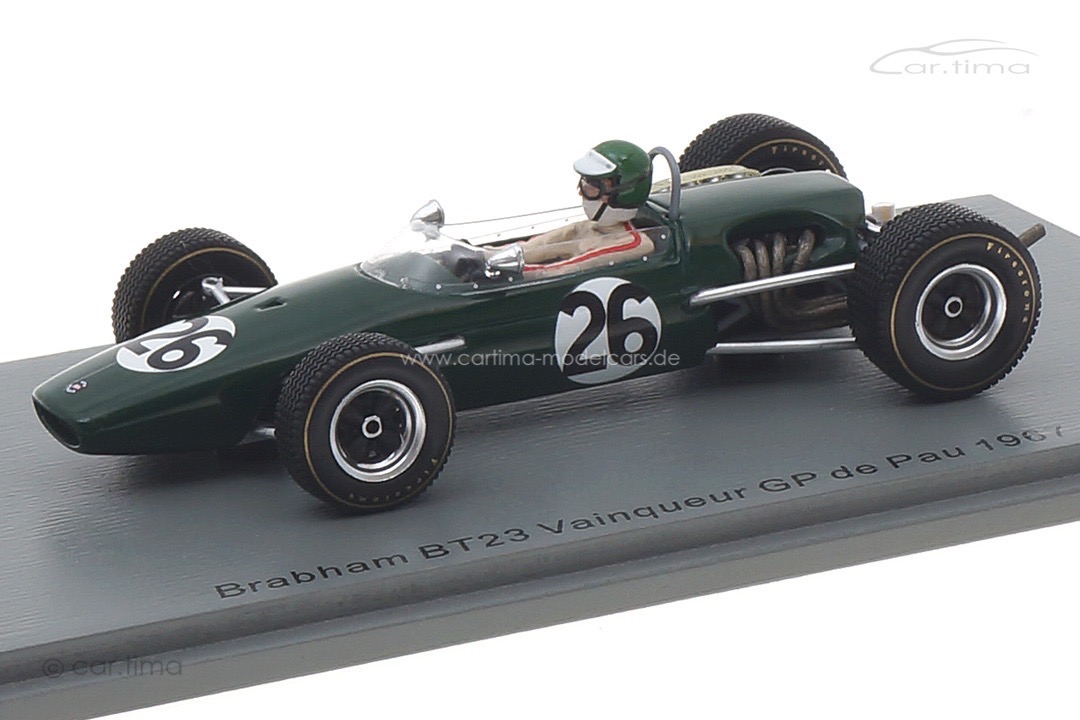 Brabham BT23 Vainqueur GP de Pau 1967 Jochen Rindt Spark 1:43 SF250 Brabham BT23 Vainqueur GP de Pau 1967 Jochen Rindt Spark 1:43 SF250