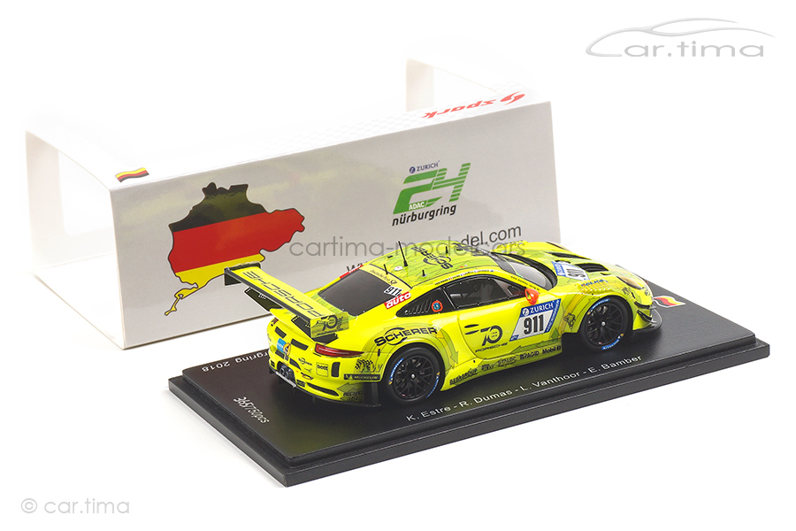 Porsche 911 GT3 R 24h Nürburgring 2018 Bamber/Dumas/Estre Spark SG421 Porsche 911 GT3 R 24h Nürburgring 2018 Bamber/Dumas/Estre Spark SG421