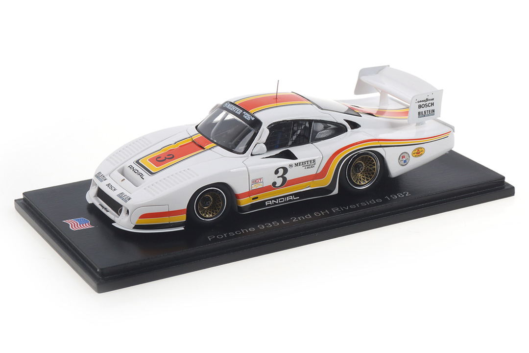 Porsche 935 L 6h Riverside 1982 Holbert/Grohs Spark 1:43 US092 Porsche 935 L 6h Riverside 1982 Holbert/Grohs Spark 1:43 US092