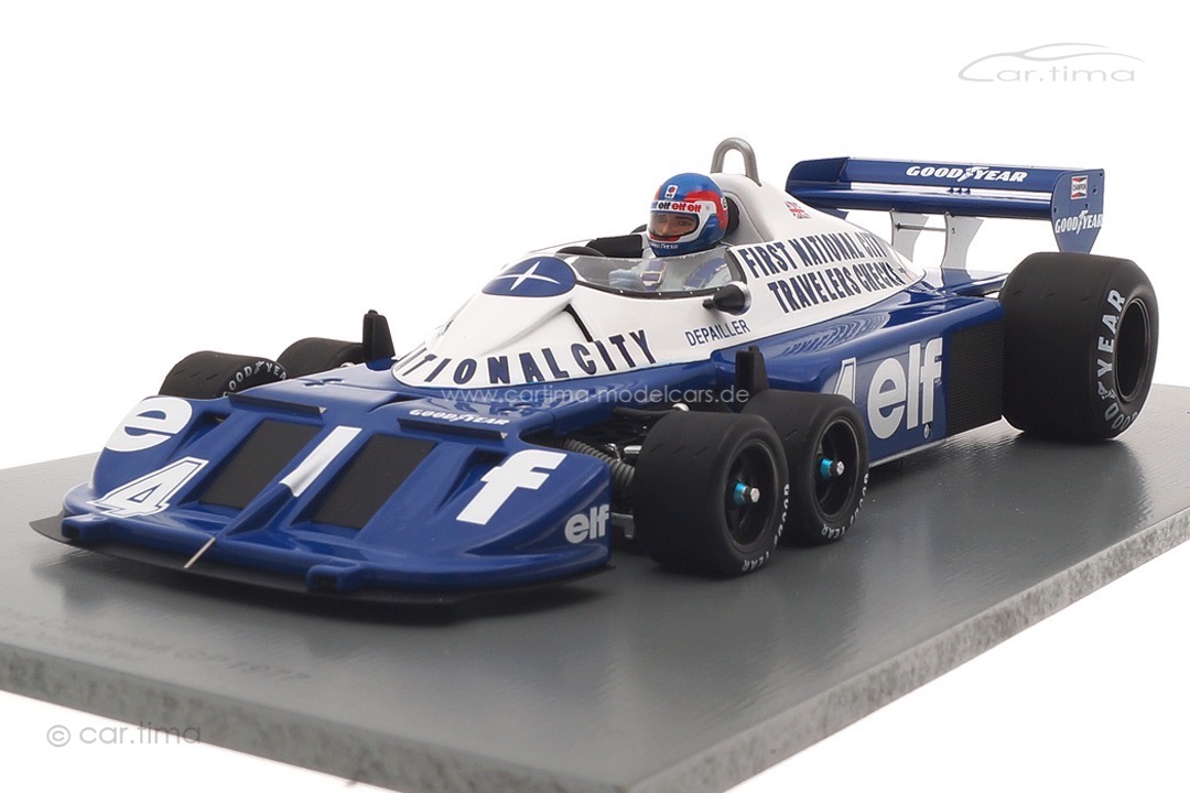 Tyrrell P34 GP Kanada 1977 Patrick Depailler Spark 1:18 18S574 Tyrrell P34 GP Kanada 1977 Patrick Depailler Spark 1:18 18S574