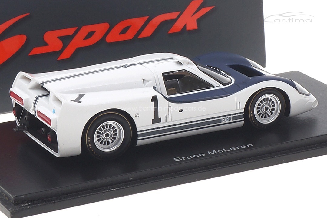 Ford J Test Le Mans 1966 Bruce McLaren Spark 1:43 S8084 Ford J Test Le Mans 1966 Bruce McLaren Spark 1:43 S8084