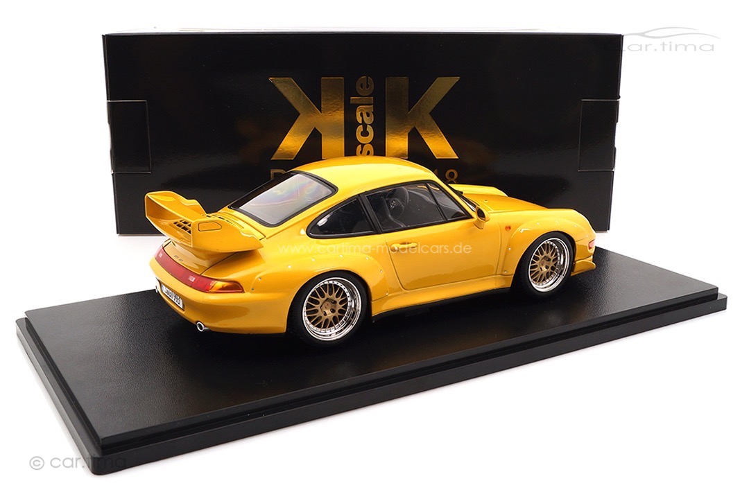 Porsche 911 (993) GT2 Speedgelb BBS KK Scale 1:18 KKDC181422B