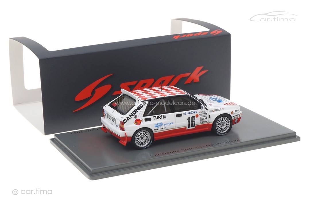 Lancia Delta HF Integrale EVO Rally Monte Carlo 1993 Spiliotis/Thibaud Spark 1:43 S9026 Lancia Delta HF Integrale EVO Rally Monte Carlo 1993 Spiliotis/Thibaud Spark 1:43 S9026