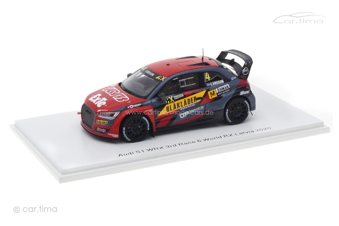 Audi S1 WRX World RX Lettland 2020 Robin Larsson Spark 1:43 S7883 Audi S1 WRX World RX Lettland 2020 Robin Larsson Spark 1:43 S7883