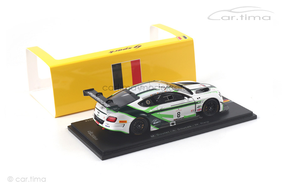 Bentley Continental GT3 24h Spa 2016 Soulet/Soucek/Reip Spark 1:43 SB124 Bentley Continental GT3 24h Spa 2016 Soulet/Soucek/Reip Spark 1:43 SB124