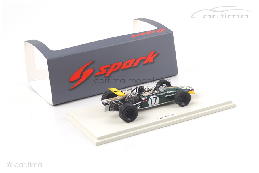 Brabham BT24 GP Deutschland 1968 Kurt Ahrens Spark 1:43 S4780 Brabham BT24 GP Deutschland 1968 Kurt Ahrens Spark 1:43 S4780