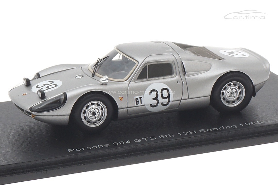 Porsche 904 GTS 12h Sebring 1965 Buzzetta/Pon Spark 1:43 US264 Porsche 904 GTS 12h Sebring 1965 Buzzetta/Pon Spark 1:43 US264