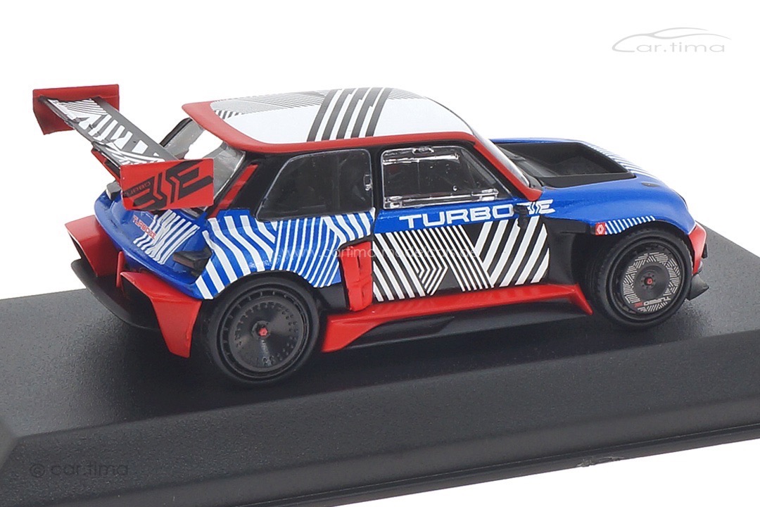Renault Concept R5 Turbo 3E E-Tech 100% Elektrisch blau/rot Norev 1:43 517967 Renault Concept R5 Turbo 3E E-Tech 100% Elektrisch blau/rot Norev 1:43 517967