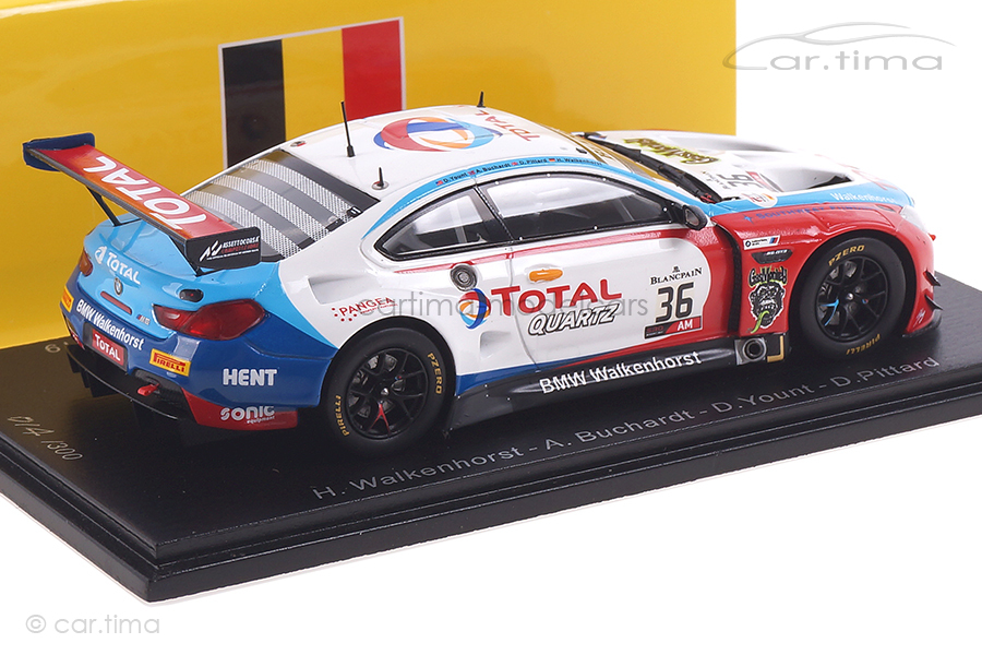 BMW M6 GT3 24h Spa 2019 Buchardt/Pittard/Walkenhorst Spark 1:43 SB280 BMW M6 GT3 24h Spa 2019 Buchardt/Pittard/Walkenhorst Spark 1:43 SB280