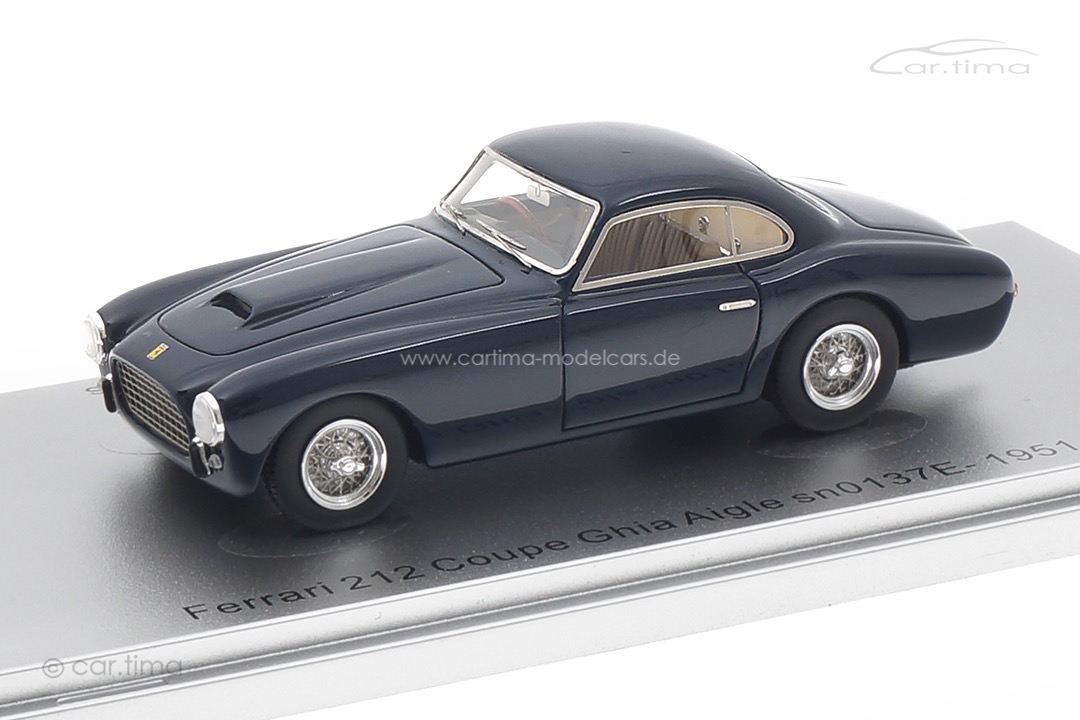 Ferrari 212 Coupé Ghia Aigle sn0137E 1951 blau Kess 1:43 KE43056291 Ferrari 212 Coupé Ghia Aigle sn0137E 1951 blau Kess 1:43 KE43056291