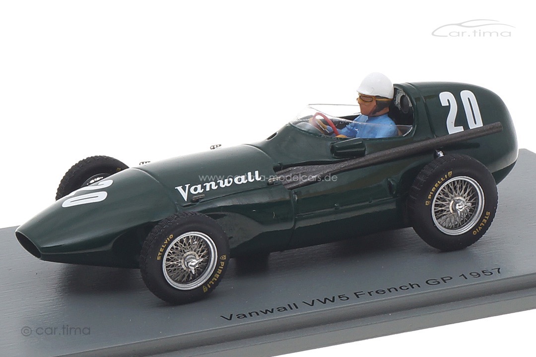 Vanwall VW5 GP Frankreich 1957 Roy Salvadori Spark 1:43 S7205