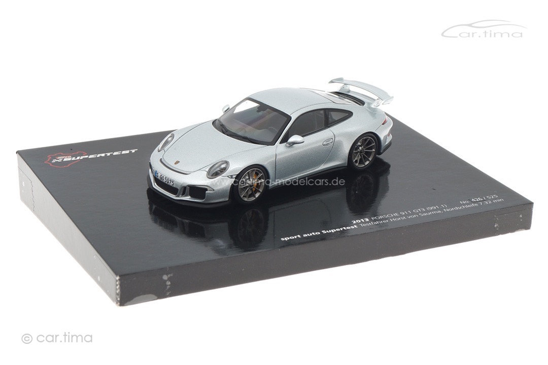 Porsche 911 (991) GT3 25th Anniversary 1999-2024 GT-Silber met. Minichamps 1:43 410062025 Porsche 911 (991) GT3 25th Anniversary 1999-2024 GT-Silber met. Minichamps 1:43 410062025