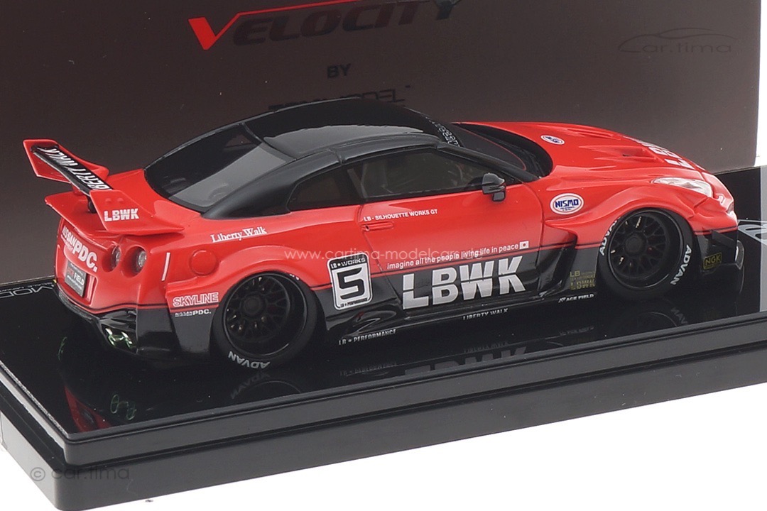 Nissan 35GT-RR LB-Silhouette Works GT Ver.1 rot/schwarz TSM 1:43 TSMV0011 Nissan 35GT-RR LB-Silhouette Works GT Ver.1 rot/schwarz TSM 1:43 TSMV0011
