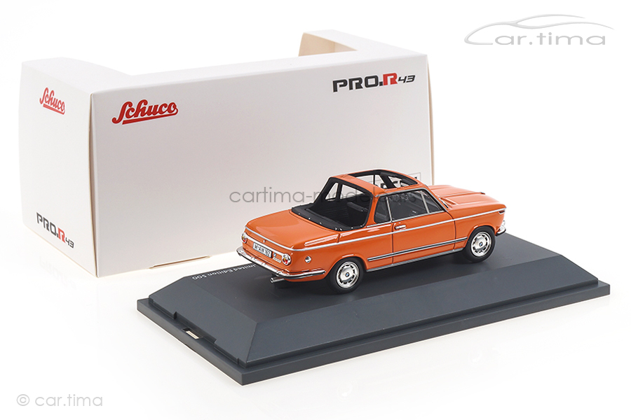 BMW 2002 Baur Cabrio orange Schuco 1:43 450908600 BMW 2002 Baur Cabrio orange Schuco 1:43 450908600