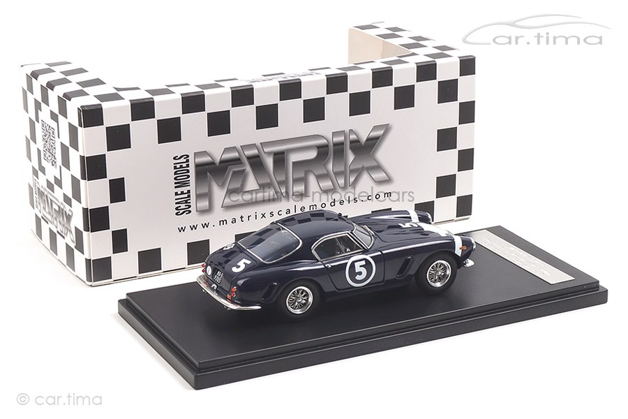 Ferrari 250GT Passo Corto Winner Nassau Tourist Trophy 1960 Stirling Moss Matrix 1:43 MXR40604-012
