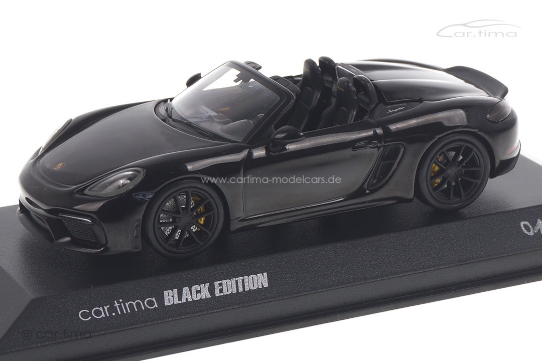 Porsche 718 Boxster Spyder car.tima BLACK EDITION Minichamps car.tima CUSTOMIZED 1:43