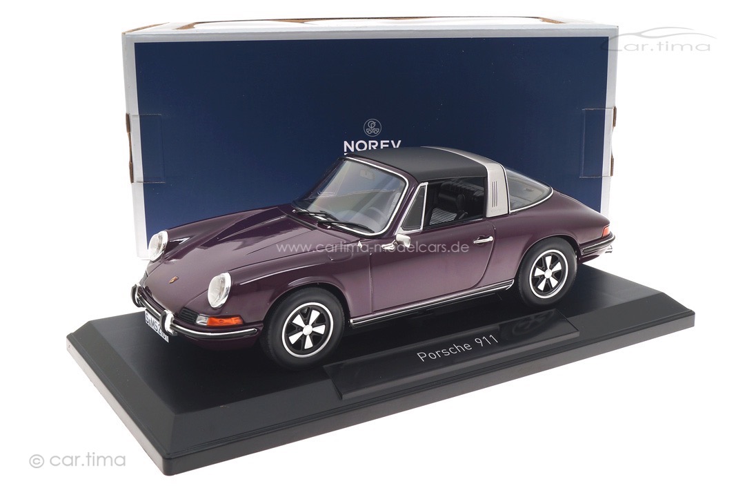 Porsche 911 Targa 1971 Aubergine Norev 1:18 187644 Porsche 911 Targa 1971 Aubergine Norev 1:18 187644
