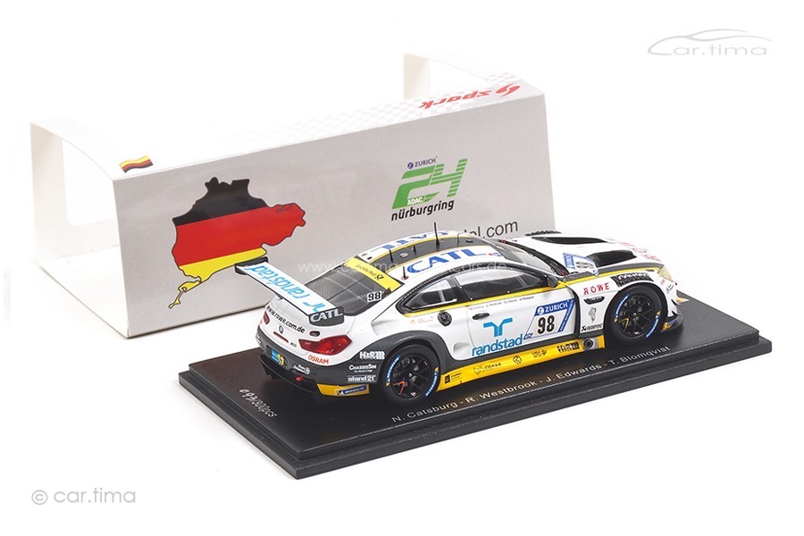 BMW M6 GT3 24h Nürburgring 2018 Blomqvist/Catsburg/Westbrook Spark 1:43 SG420