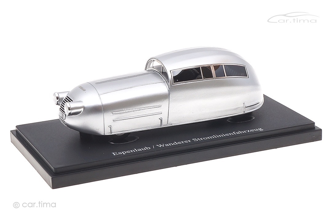 Espenlaub/Wanderer Stromlinienfahrzeug 1928 silber Autocult 1:43 04032 Espenlaub/Wanderer Stromlinienfahrzeug 1928 silber Autocult 1:43 04032