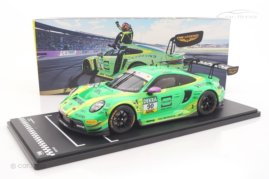 Porsche 911 (992) GT3 R DTM Champion 2025 Ayhancan Güven Greeno IXO 1:18 MG-I-911-DTM-25-1890