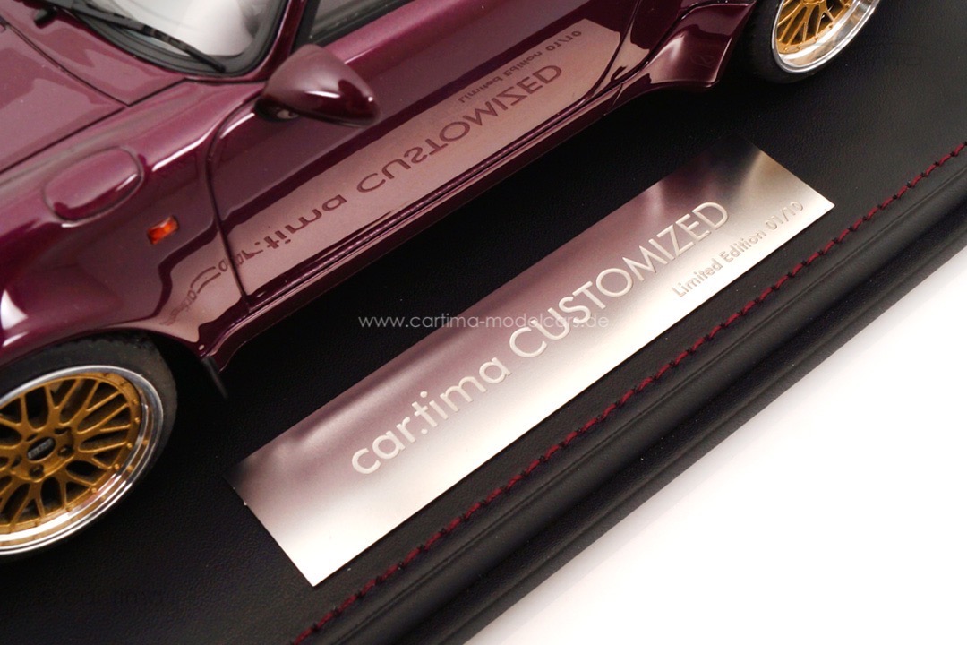 Porsche 911 (964) Carrera 4 WTL Amethyst met. BBS Le Mans Alufelgen car.tima CUSTOMIZED 1:18 Porsche 911 (964) Carrera 4 WTL Amethyst met. BBS Le Mans Alufelgen car.tima CUSTOMIZED 1:18