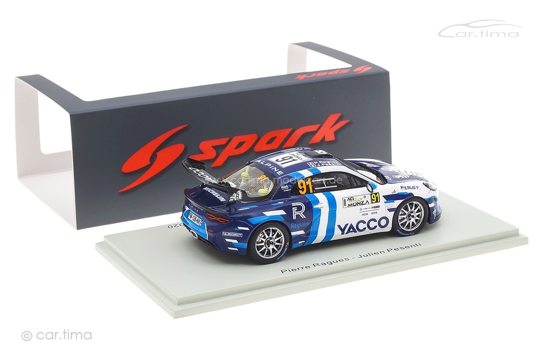 Alpine A110 Rally RGT Winner RGT Rally Monza 2020 Ragues/Pesenti Spark 1:43 S6573 Alpine A110 Rally RGT Winner RGT Rally Monza 2020 Ragues/Pesenti Spark 1:43 S6573
