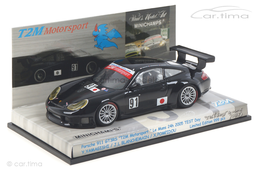 Porsche 911 GT3 RS "T2M" 24h LeMans 2005 Test Day Minichamps 1:43 403056971