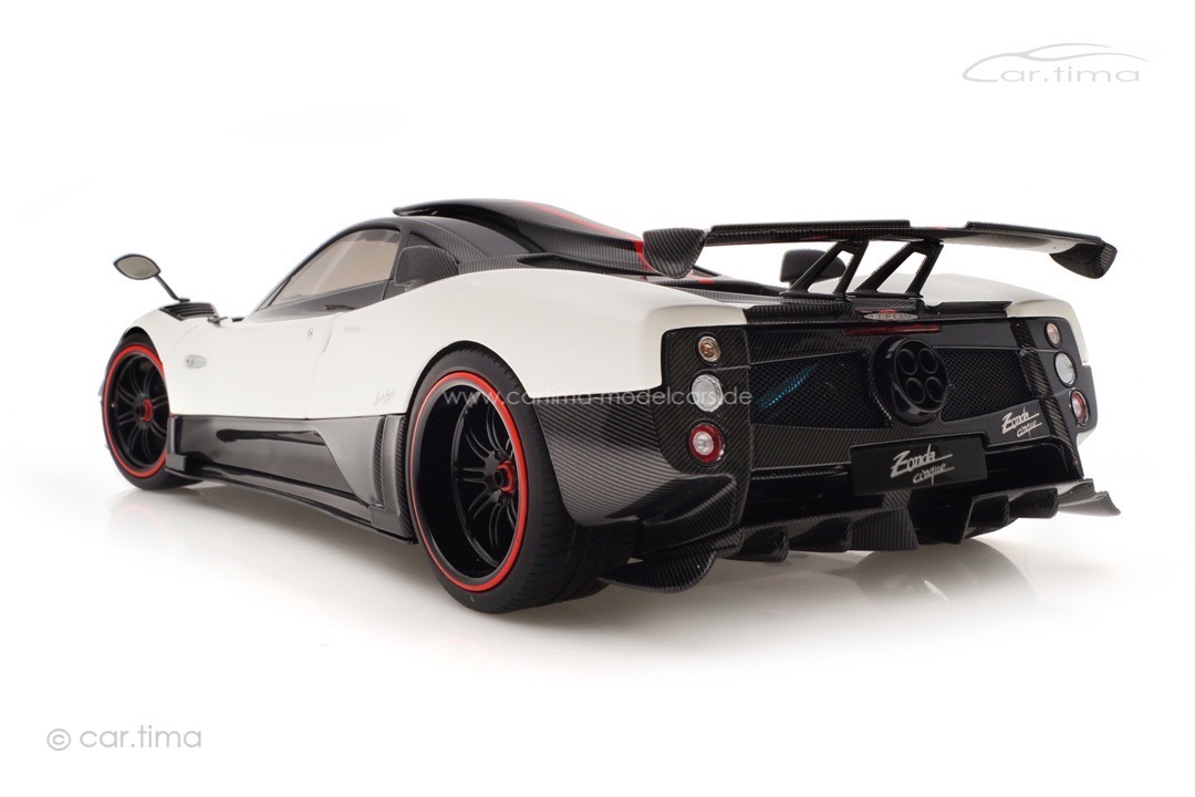 Pagani Zonda Cinque Coupe RHD Bianco Benny Almost Real 1:18 850604001 Pagani Zonda Cinque Coupe RHD Bianco Benny Almost Real 1:18 850604001