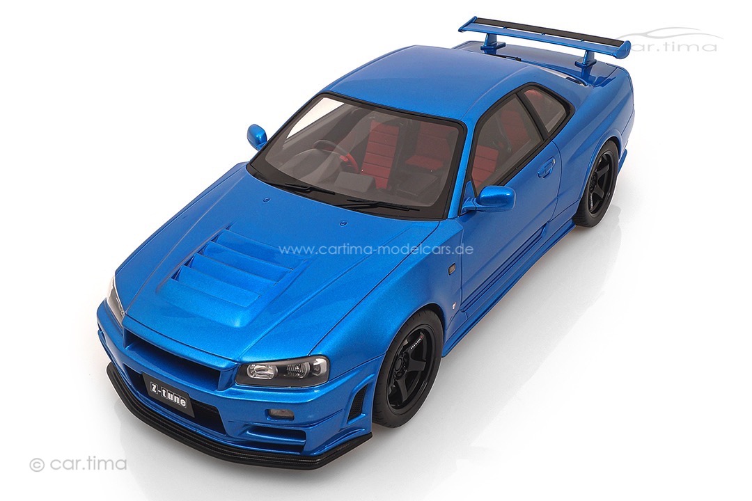 NISMO R34 GT-R Z-tune Bayside Blue OttOmobile 1:12 G082