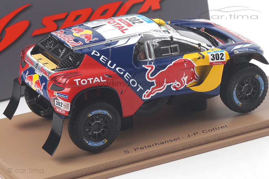 Peugeot 2008 DKR16 Winner Dakar 2016 Peterhansel/Cottret Spark 1:43 S4876 Peugeot 2008 DKR16 Winner Dakar 2016 Peterhansel/Cottret Spark 1:43 S4876