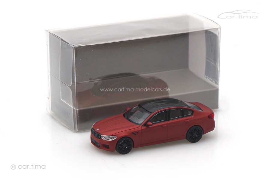 BMW M5 2018 rot matt Minichamps 1:87 870028004