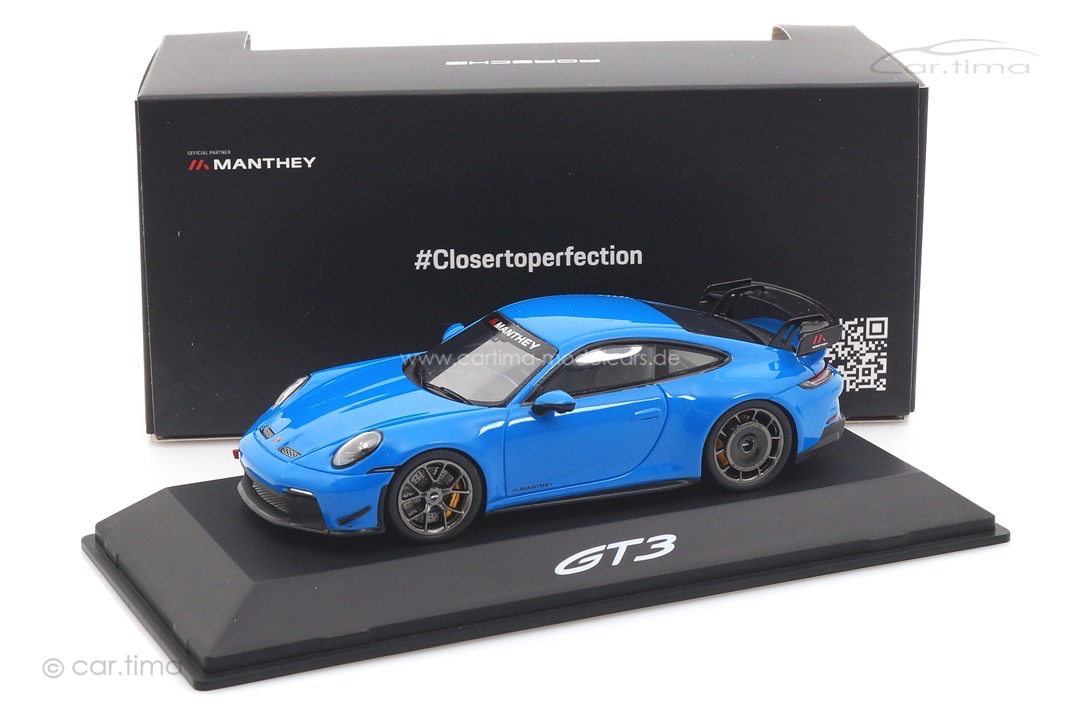 Porsche 911 (992) GT3 Manthey Kit Sharkblue Spark 1:43 WAP0203020TGT3